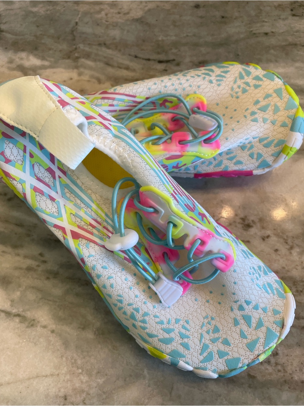 NWT Colorful Water Shoes - Neon Pink, Yellow, Blue